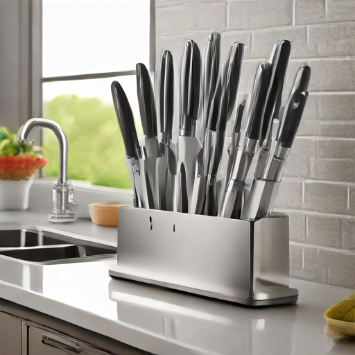 Afbeelding van Multifunctionele messenhouders voor elk budget