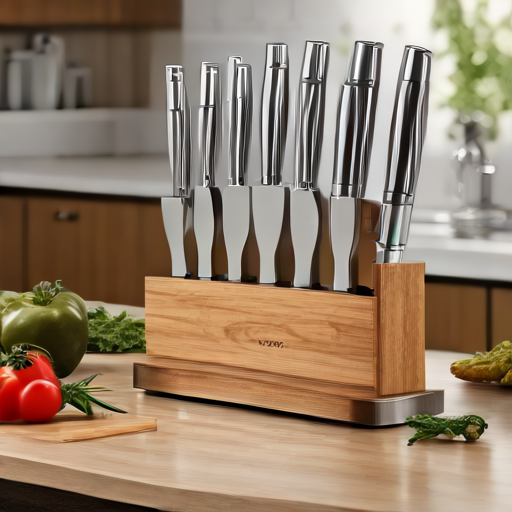 Afbeelding van Ontdek de Beste Multifunctionele Messenhouders voor Groenten