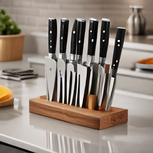 Afbeelding van Ideale multifunctionele messenhouders voor jouw keuken