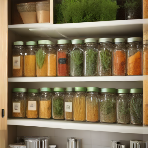 Afbeelding van Organiseer je plastic kruidenhouders effectief in de kast