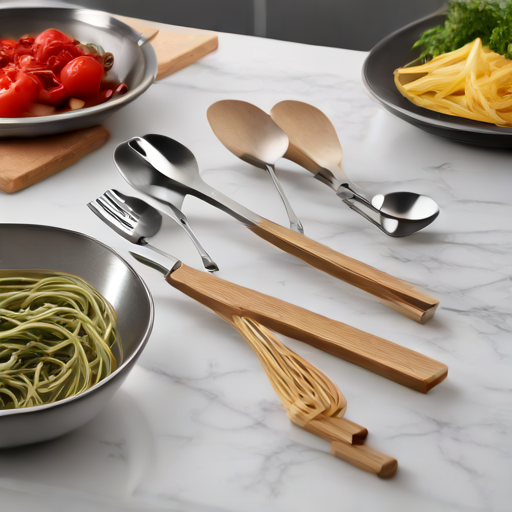 Afbeelding van Herbruikbare Spaghettitang: Duurzaam en Praktisch Koken