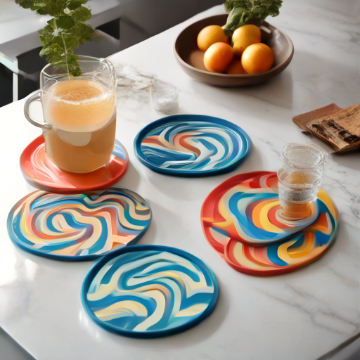 Afbeelding van Herbruikbare siliconen onderzetters: Veilig voor kinderen?