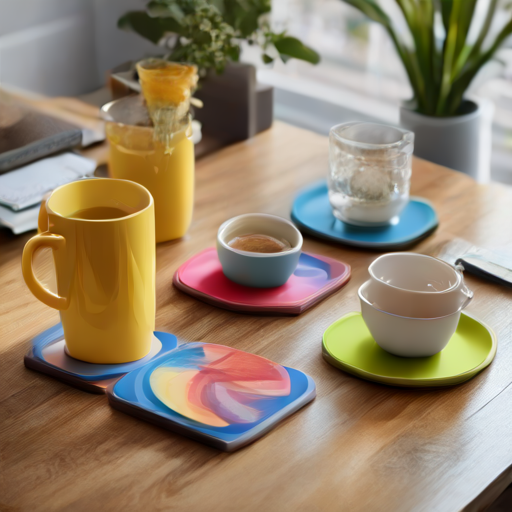 Afbeelding van Herbruikbare siliconen onderzetters in de stad kopen