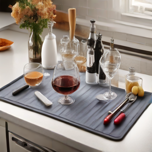 Afbeelding van Top plastic droogmatten voor glazen serviesgebruik