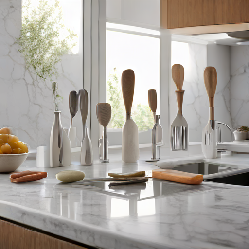 Afbeelding van Bespaar Ruimte met Multifunctionele Keukenschrapers