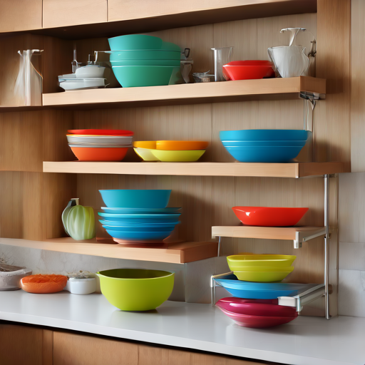 Afbeelding van Slimme tips voor het opslaan van opvouwbare schalen