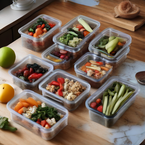 Afbeelding van Herbruikbare Bakschalen voor Efficiënte Maaltijdprep