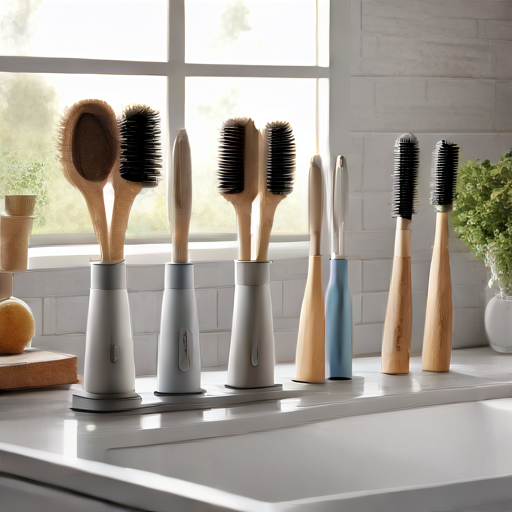 Afbeelding van Effectieve multifunctionele afwasborstels voor hardnekkig vuil