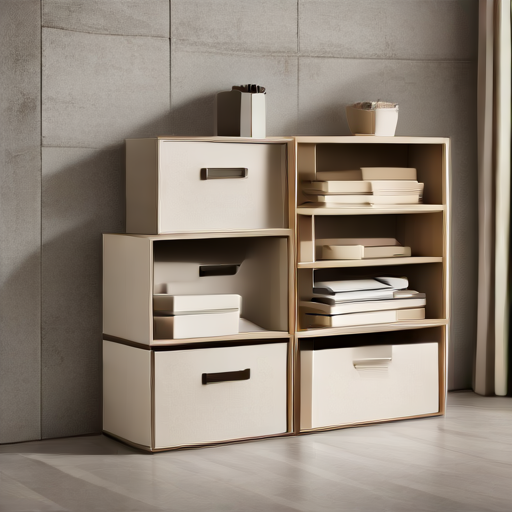 Afbeelding van Combineer opvouwbare opbergdozen met andere oplossingen