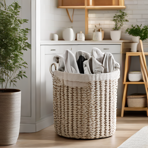 Afbeelding van Voordelen van opvouwbare wasmandjes in kleine appartementen