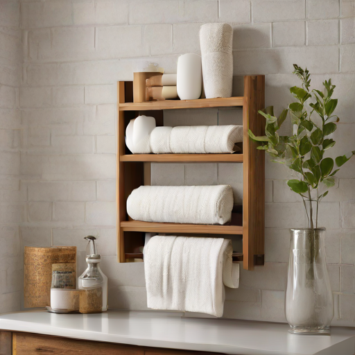 Afbeelding van Goedkoopste handdoekorganizers maken voor elk budget