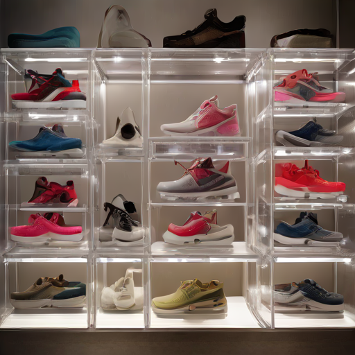 Afbeelding van De beste manieren om plastic schoenendozen te stapelen