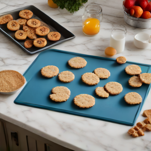 Afbeelding van Herbruikbare siliconen bakmatten: Duurzaam bakken zonder rommel