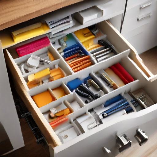 Afbeelding van Organiseer je kantoor met plastic lade organizers