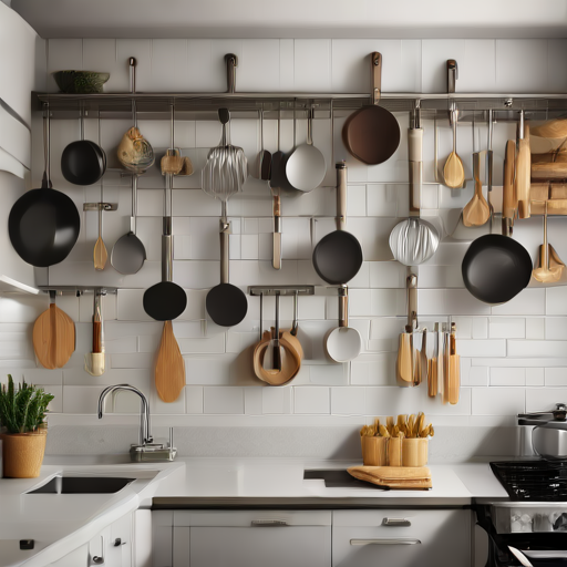 Afbeelding van Ophanghaken voor keukengerei: De perfecte oplossing