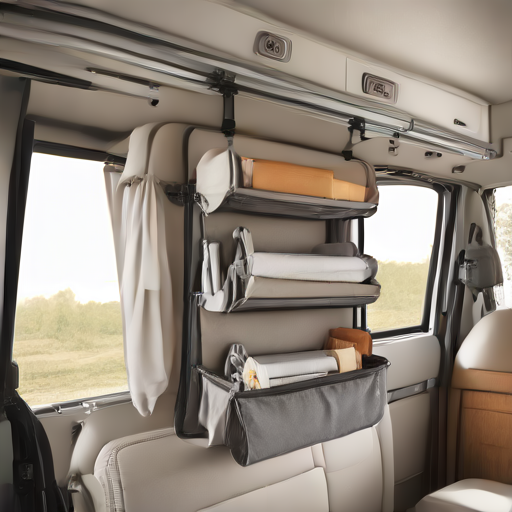 Afbeelding van Opvouwbare opberghangers: de perfecte oplossing voor campers