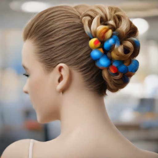 Afbeelding van Perfecte Updo met Plastic Haarclipjes: Tips en Trucs