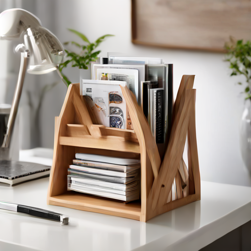 Afbeelding van Maak je eigen opvouwbare tijdschriftenhouders eenvoudig zelf