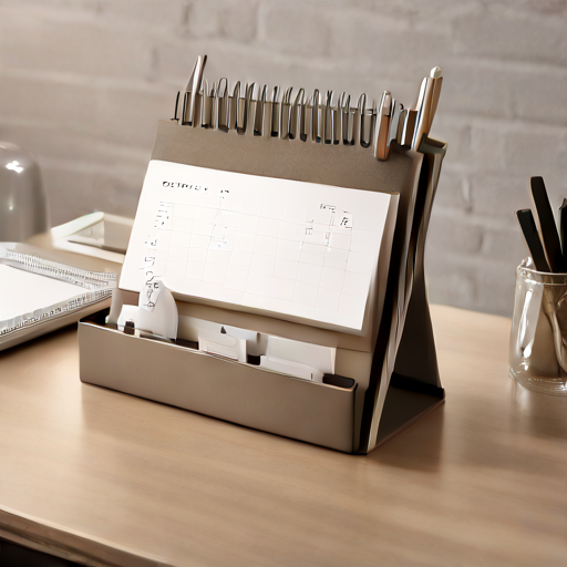 Afbeelding van Kalenderhouder: Jouw Sleutel tot Succesvolle Doelen