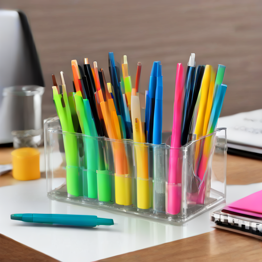 Afbeelding van Kleurige markeerstiftenhouders: Waarom kiezen ze?