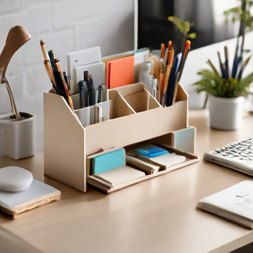 Afbeelding van Vind de beste opvouwbare bureau-organizers voor ruimtebesparing