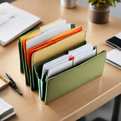 Afbeelding van Top opvouwbare documenthouders voor studenten in 2023