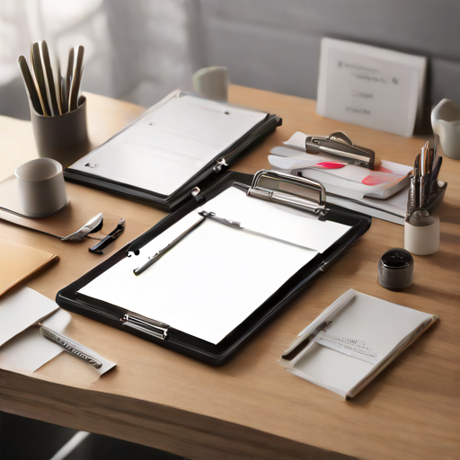 Afbeelding van Multifunctionele klemborden: Efficiëntie voor projecten