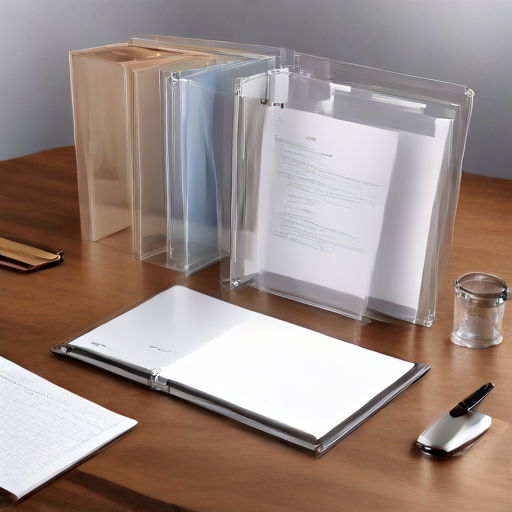 Afbeelding van Documentenbeschermhoezen voor een Professionele Presentatie