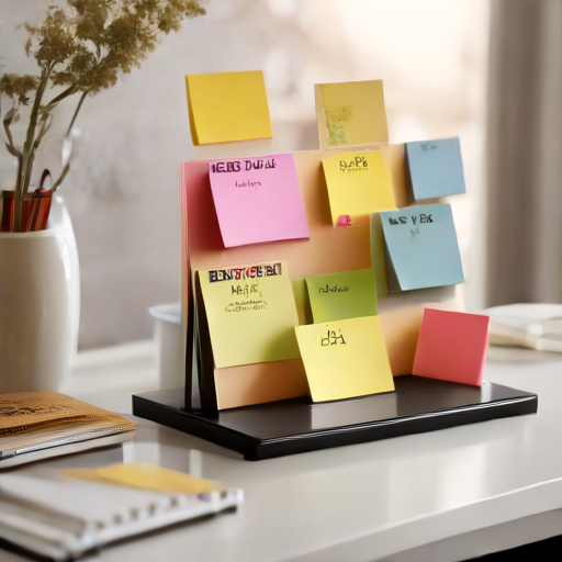 Afbeelding van Maak zelfklevende post-it houders eenvoudig thuis