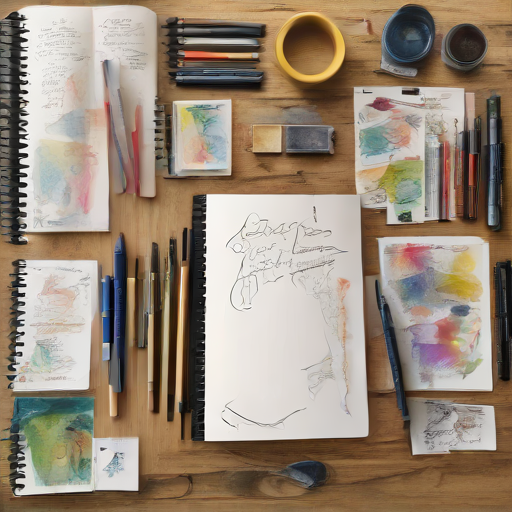 Afbeelding van De beste materialen voor jouw tekenboeken ontdekken