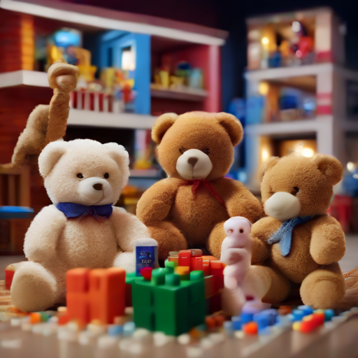 Afbeelding van Combineer plush speelgoed met andere soorten speelgoed