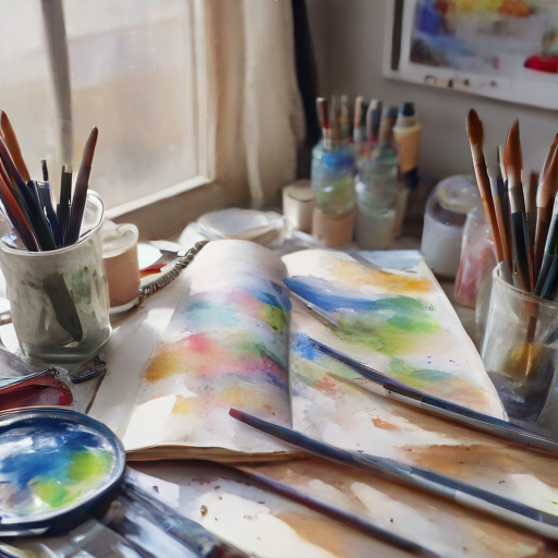 Afbeelding van Tekenboeken en Aquareltechnieken: Een Creatieve Combinatie