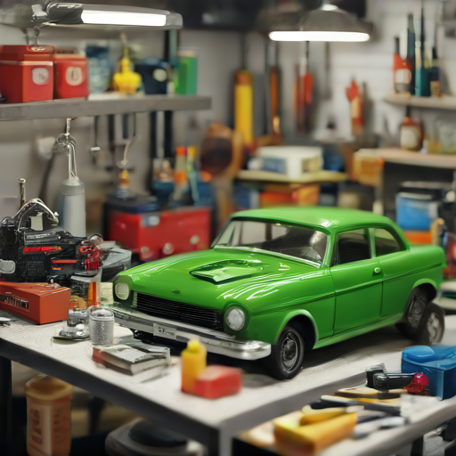 Afbeelding van Topaccessoires voor plastic modelauto's voor elk modelbouwliefhebber