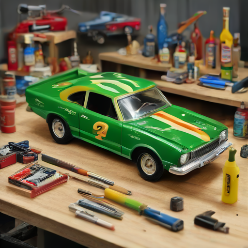 Afbeelding van Pas je plastic modelauto's aan voor een unieke look