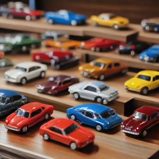 Afbeelding van Populaire plastic modelauto's onder verzamelaars