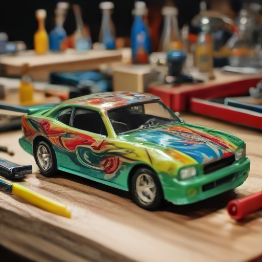 Afbeelding van Creatieve aanpassingen voor plastic modelauto's