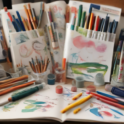 Afbeelding van Tekenboeken Zelf Maken voor Kinderen: Zo Doe Je Dat!