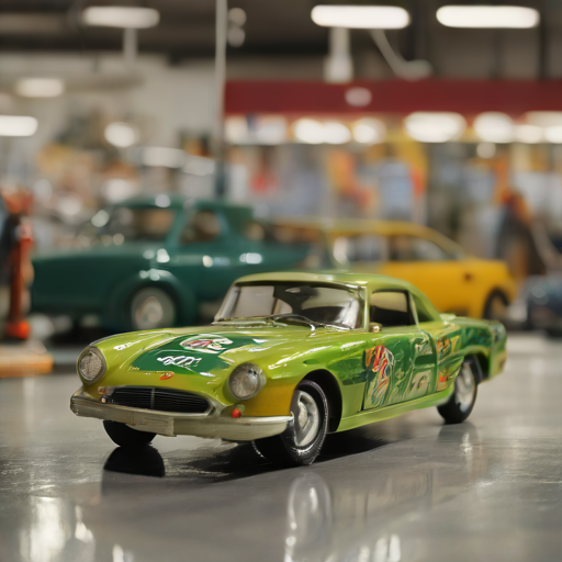 Afbeelding van Ontdek hoe plastic modelauto's met decoratie werken