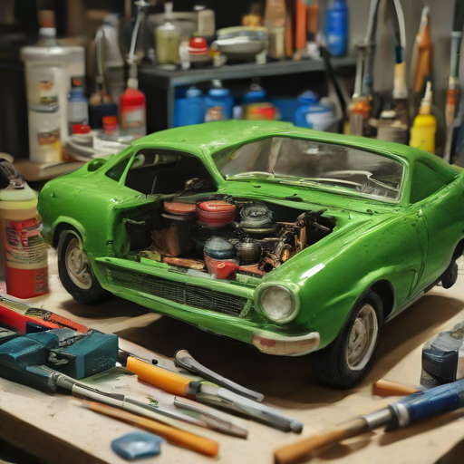 Afbeelding van Top tips voor het assembleren van plastic modelauto's