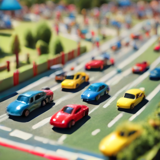 Afbeelding van Organiseer een Spelletjesauto Race voor Kinderen