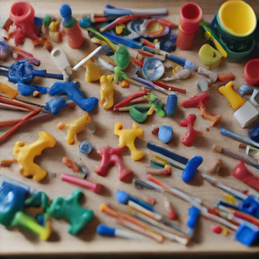 Afbeelding van Combineer plastic speelgoedpoppetjes met knutselprojecten