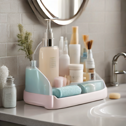 Afbeelding van Maak je plastic badkamer organizers schoon en onderhoud ze