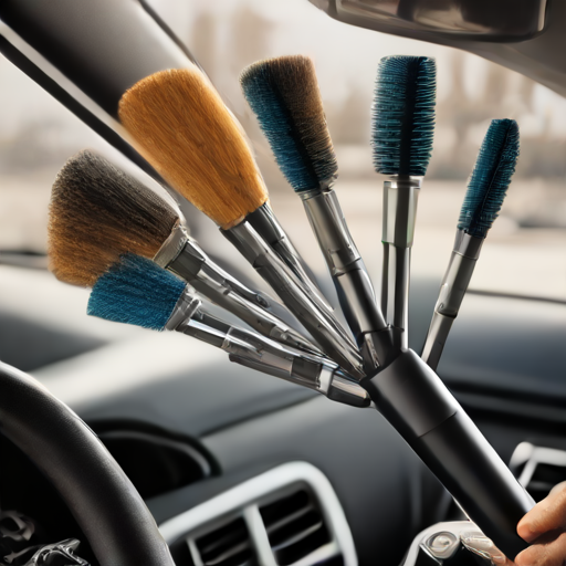 Afbeelding van Multifunctionele schoonmaakborstels voor auto-interieur