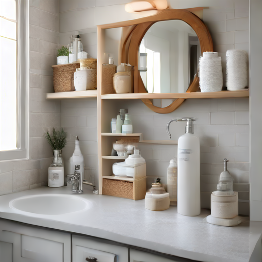 Afbeelding van Praktische tips voor plastic badkamer organizers in kleine ruimtes