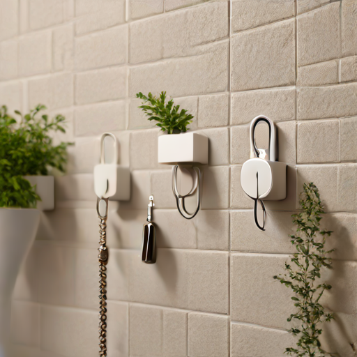 Afbeelding van Organiseer tegelklevende ophanghaken slim en efficiënt