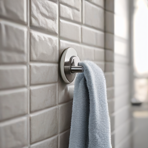 Afbeelding van Tegelklevende ophanghaken in de badkamer gebruiken