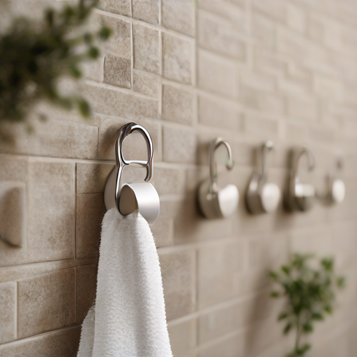 Afbeelding van Zelf tegelklevende ophanghaken doen zonder ervaring