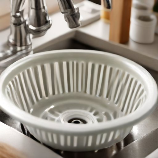 Afbeelding van Frisse keuken: Plastic afvoerzeven reinigen in 5 stappen