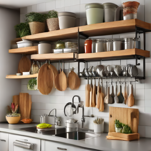 Afbeelding van Goedkoopste keukengerei opbergrekken voor groot gezin