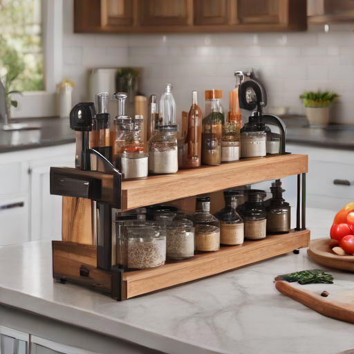 Afbeelding van Keukenblad Organizers: Efficiëntie in je Keuken